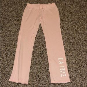 Pink Hollister Sweat Pants. Barley worn.